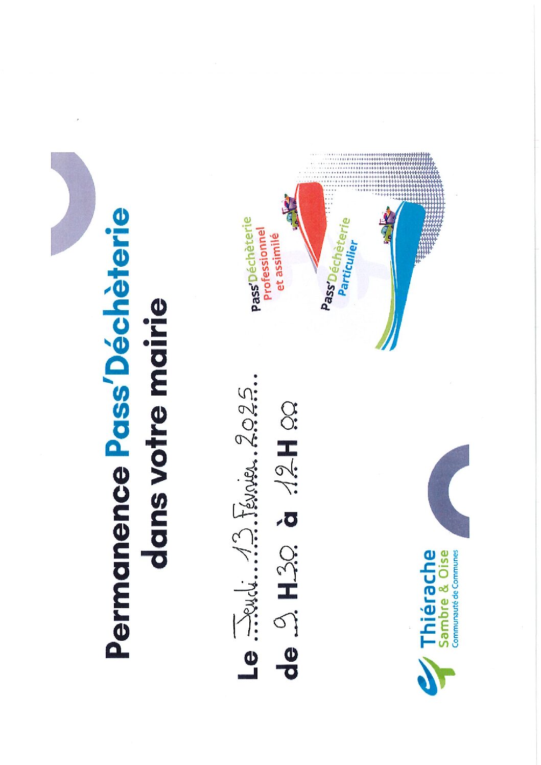 Permanence Pass'Déchèterie