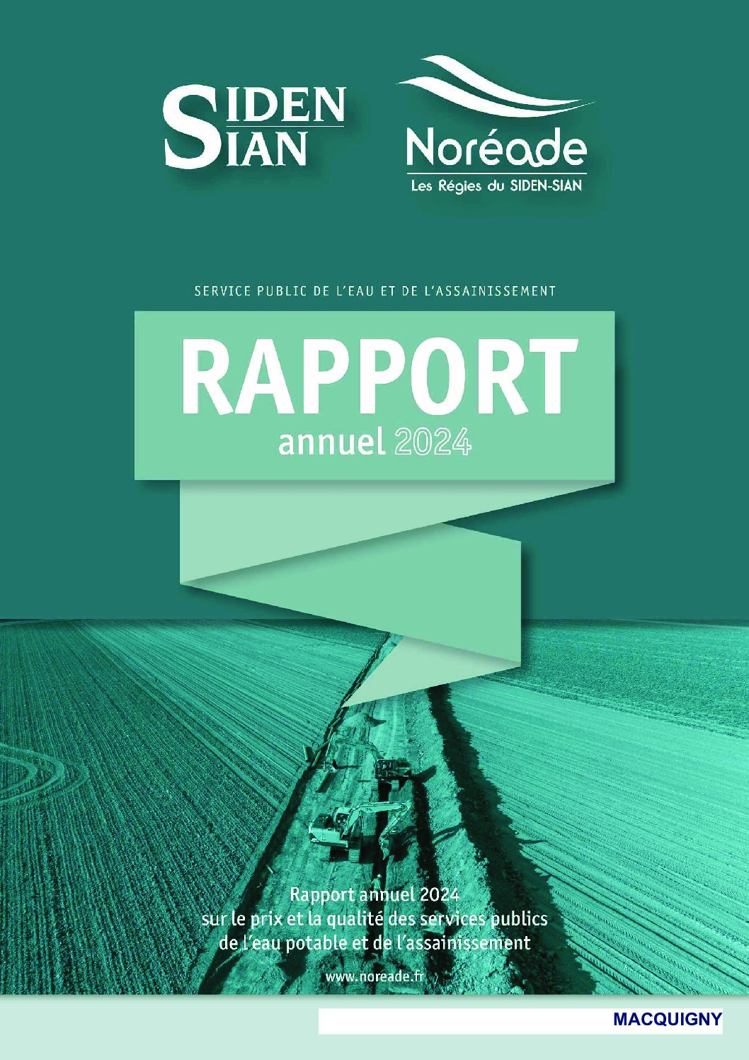 Rapport annuel 2024 Noréade